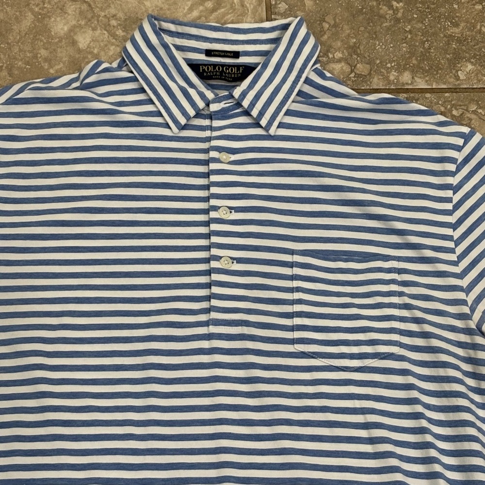 Polo Golf Ralph Lauren Mens Stretch Lisle Polo The Palmer Course La Cantera L - Picture 4 of 12